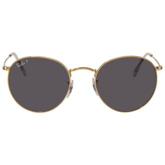Ray-Ban Ray Ban Round Metal Polarized Black Unisex Sunglasses RB3447 919648 53