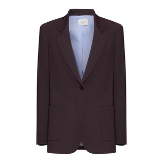 Alysi Rode Monopetto Jas - Dames - Blazers - Rood - M - Polyester - Jassen