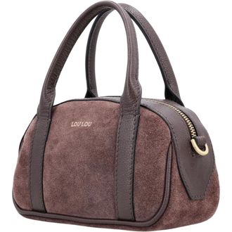 LouLou Essentiels Tassen, Dames, Bruin, ONE Size, Leer, Mila Bowling Bag