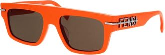 Fendi unisex, Accessoires, Oranje, Maat: 54 MM