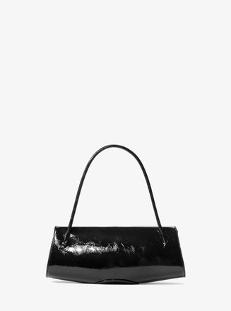 Michael Kors Anna Slim Patent Leather Frame Bag