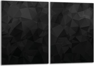 OEM Placa Protectora De Vidrio Para Estufa 2x40x52 Negra