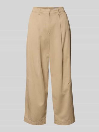 White Label Hose aus Viskose-Baumwoll-Mix mit Ges&auml;&szlig;taschen in Sand, Gr&ouml;&szlig;e 36