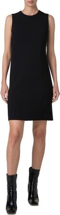 Akris Wool Crepe Sheath Dress in Black at Nordstrom, Size 10