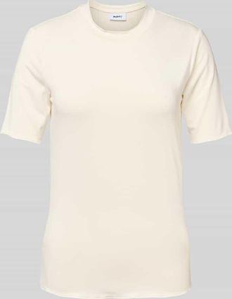 Moves T-Shirt mit Muschelsaum in Offwhite, Gr&ouml;&szlig;e XL