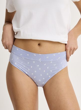 Miiyu Womens Essential ultra-comfortable high-waist bikini panty Organic cotton & TENCEL TM modal