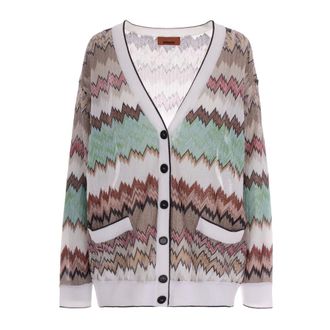 Missoni Cardigans, female, Multicolor, Size: S Cardigan