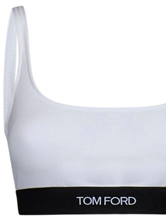 Tom Ford Modal with Open Back Tank Top - White