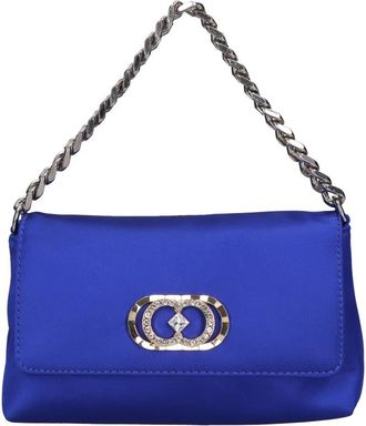 La Carrie Night Edition Satin Bag - Dames - Schoudertassen - Blauw - ONE Size - Satijn - Tassen