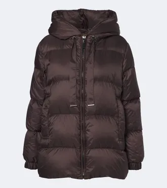Max Mara The Cube hooded quilted down jacket