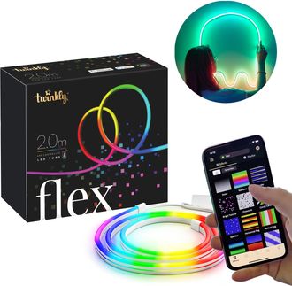 Twinkly Luci di Natale 2 metri Led Flex Twinkly