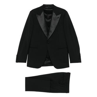 Caruso Shawl-lapel Single-breasted Suit (set Of Three)