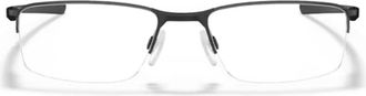 Oakley Black OX3218 Socket 5.5 Metal Rectangular Sunglasses