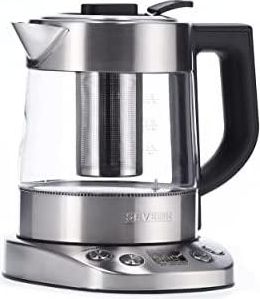 Severin Hervidor El&eacute;ctrico Inal&aacute;mbrico Severin Wk3473 1 L 2200 W Ajuste 40-100&deg;c Acero Inoxidable Transparente