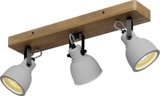 Lindby Foco mitis En Marr&oacute;n De Madera - Lindby