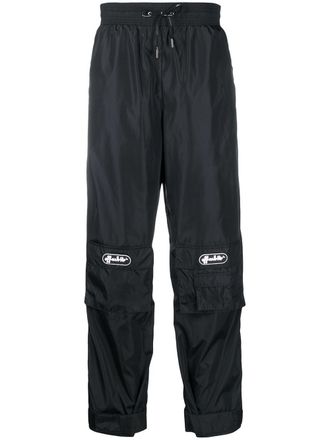 Off-white Pantaloni sportivi con applicazione - Nero