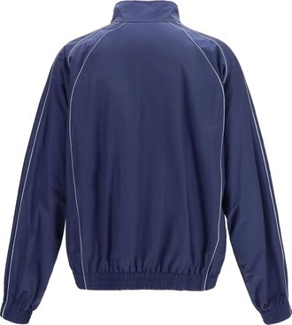 Balenciaga Mens Bodys Tracksuit Jacket New Dark Navy Cotton; Polyamide