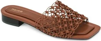Reiss Mabel Slide Sandal in Tan at Nordstrom, Size 37