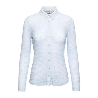 &Co Woman Hemden - Dames - Blouses & Shirts - Blauw - Maat: XL Zijde