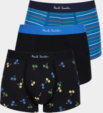 Paul Smith Men & apos;s Cherry Mixed 3-Pack Boxer Briefs
