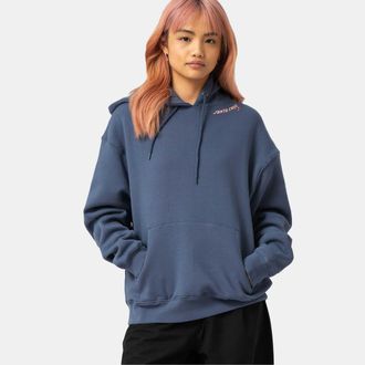 Santa Cruz Kapuzensweatshirt SANTA CRUZ NIGHT CRITTER HOOD, Damen, Gr. 10(M), blau (heritage blau), Obermaterial: 80% Baumwolle, 20% Polyester, Sweatshirts Kapuz
