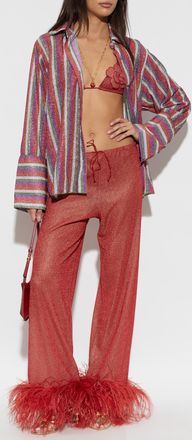 Os&eacute;ree Shirt With Lurex Thread, Womens, Multicolour
