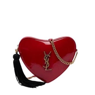 Saint Laurent Pre-owned The Sac Co Schoudertas - Dames - Pre-owned - Rood - Maat: ONE Size Leer