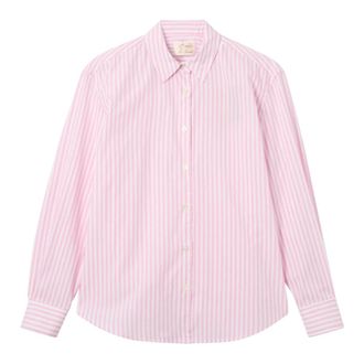 MC2 Saint Barth Meredith Cotton SB Stripes V 21 Emb - female - MC2 Saint Barth - Shirts - Pink - M - Blouses & Shirts