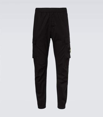 Stone Island Compass cotton-blend cargo pants