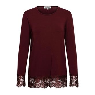 &Co Woman Violet Top - Dames - Tops - Rood - Maat: S Viscose