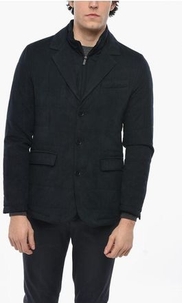 Corneliani CC COLLECTION Solid Color 3-Button Blazer with Removable Che size 48