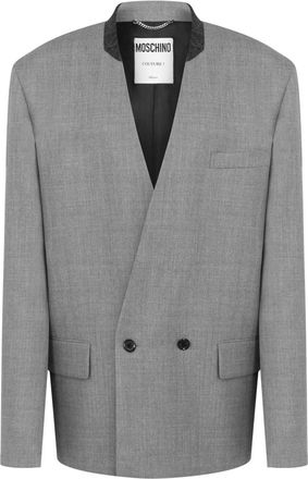 スーツ MOSCHINO Women Suit Jackets J0505 82260474 Grey Moschino EN | Women's designer jackets and waistcoats