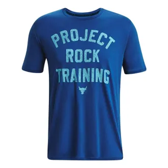 Under Armour Project Rock Training T-Shirt Blue Aqua 1376891-471
