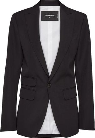 Dsquared2 Giacca Blazer - Dames - Blazers - Zwart - 2XS - Wol - Jassen