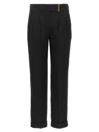 Tom Ford Black Viscose Dress Womens Pants