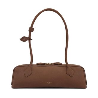 Alaia Le Teckel Medium Shoulder Bag - female - Ala&iuml;a - Shoulder Bags - Brown - ONE SIZE - Bags