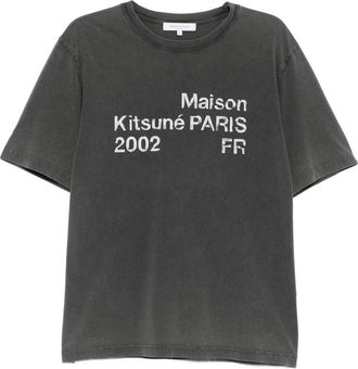 Maison Kitsun&eacute; 2002 Faded Comfort Tee-shirt