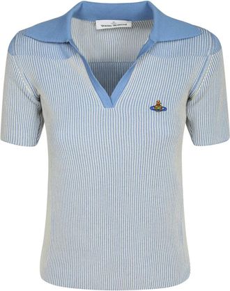 Vivienne Westwood Tops, Dames, Wit, S, Marina Polo