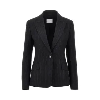 Andamane Bianca jacket with pin-striped motif Woman 40