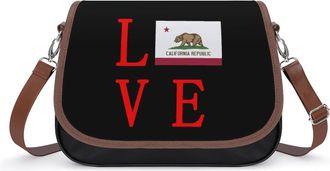 Generic California State Lover Fashion Womens Crossbody Bags Novelty Handbag Shoulder Bag Purse