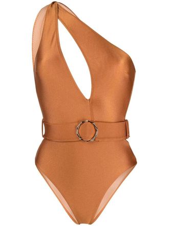 Noire Swimwear Costume intero monospalla - Toni neutri
