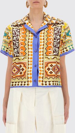 Etro Camicia Etro in seta con stampa grafica