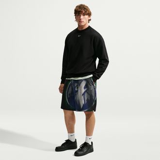 Nike Minnesota Timberwolves Standard Issue Nike Mens Fleece Basketball Shorts in Black | IQ1513-010