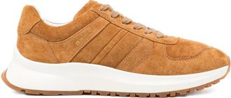 Bally laced panelled trainers - men - Leather/Suede/Rubber - 42 - Brown