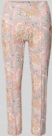 Seductive Caprihose im Allover-Look in Rosa, Gr&ouml;&szlig;e 32