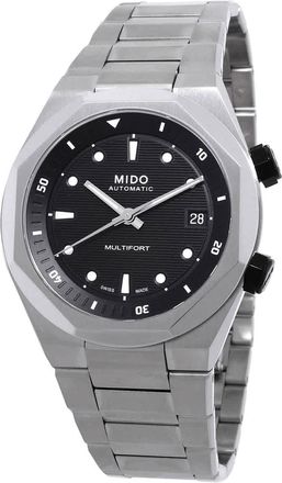 Mido Multifort 8 Two Crown Automatic Black Dial Watch M047.507.11.051.00