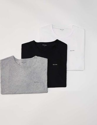 Paul Smith Confezione da 3 T-shirt regular fit in cotone multicolore