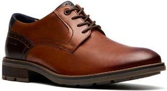 Clarks Emmett Plain Toe Derby in Tan Leather at Nordstrom Rack, Size 11.5