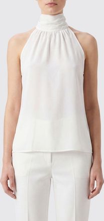 Pantaloni Torino Blusa in viscosa con spalle scoperte e collo a fusciacca