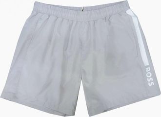 HUGO BOSS Mens Hugo Boss Mens Grey Dolphin Swim Shorts - Size: 39/38/32